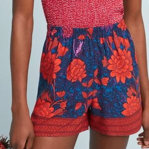 Anthropologie ett:twa Wynnewood Printed Shorts xs